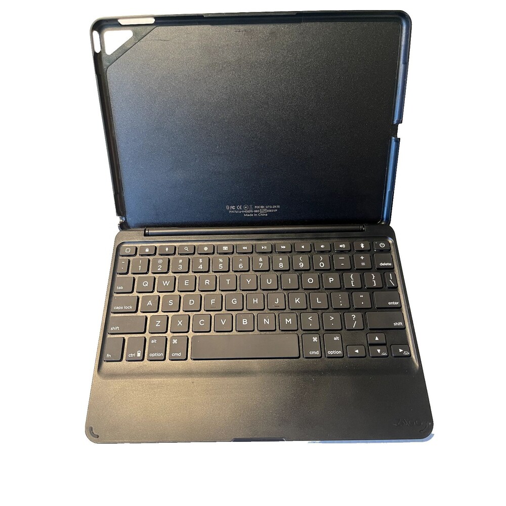Zagg Black Hinged Bluetooth Folio Keyboard Case for iPad Air QTG-ZKIS